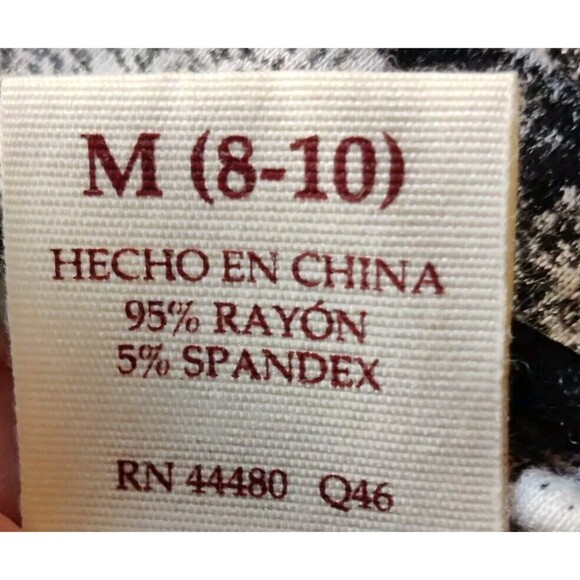 Faded Glory Womens Tank Top "Olive Leaves" Multi Colored Layered Back Sz M 8-10 - Picture 5 of 11